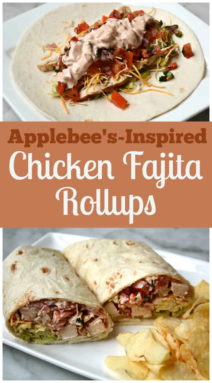 Applebess Chicken Fajita Rollup Recipe - Tastes just like them!
