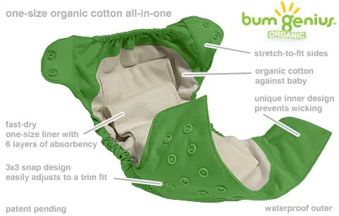 bumgenius AIO Elemental Cloth Diaper