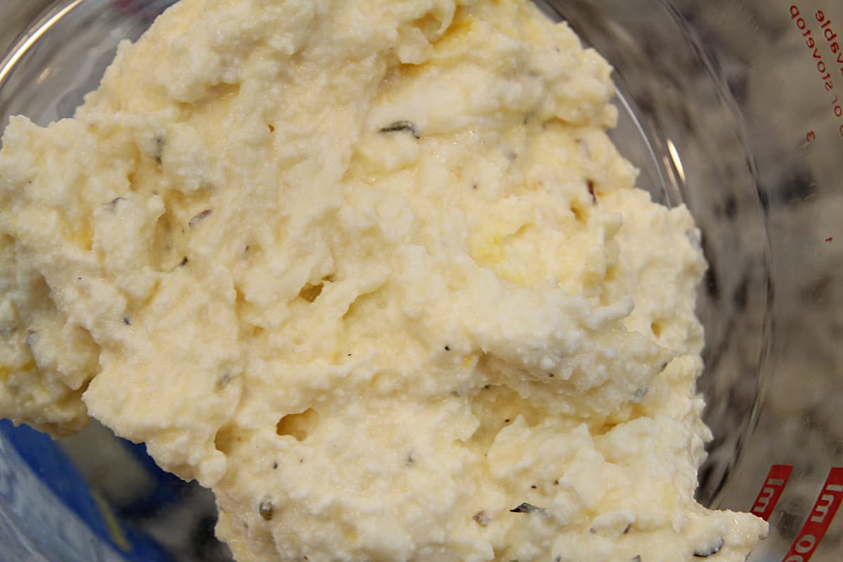 cheese mixture - Classic Baked Stuffed Shells Recipe