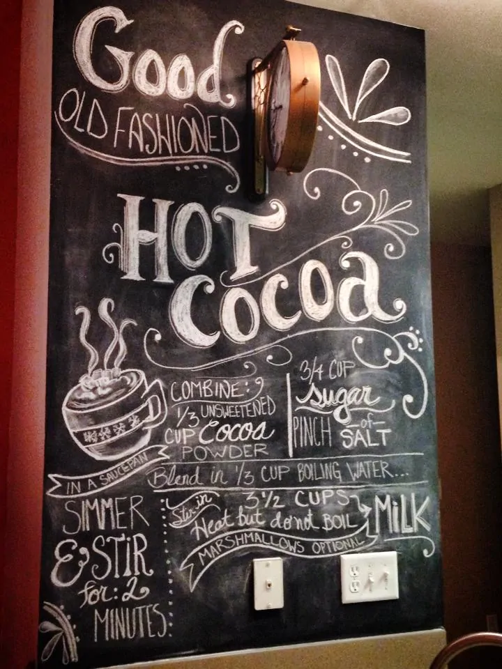 Hot cocoa - yes please!