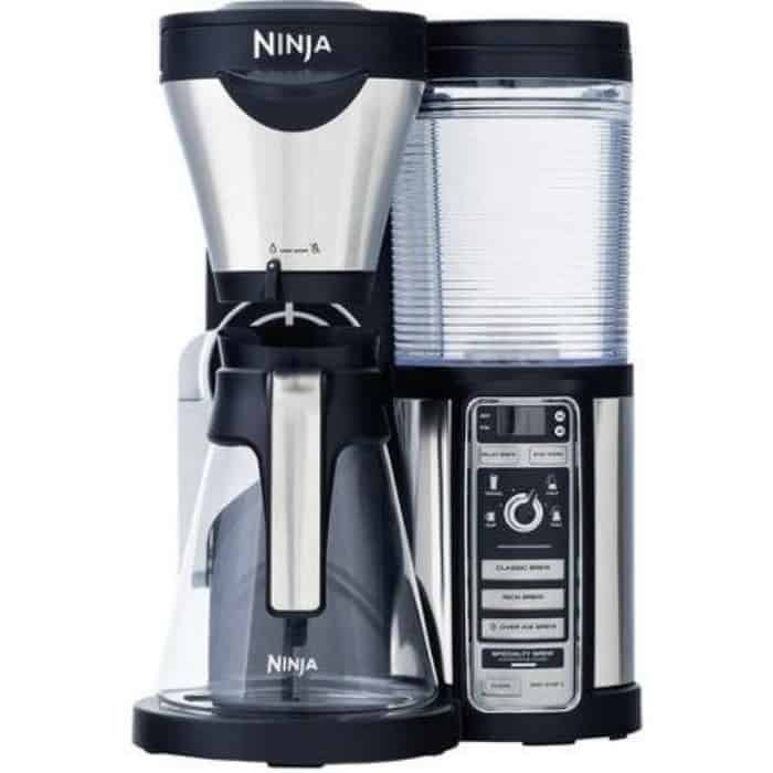 Ninja CF087 Coffee Bar with Thermal Stainless Steel Carafe and Auto-iQ Black 