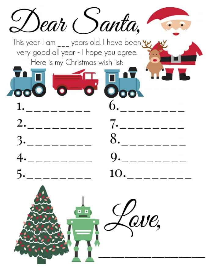 Christmas Wish List 5