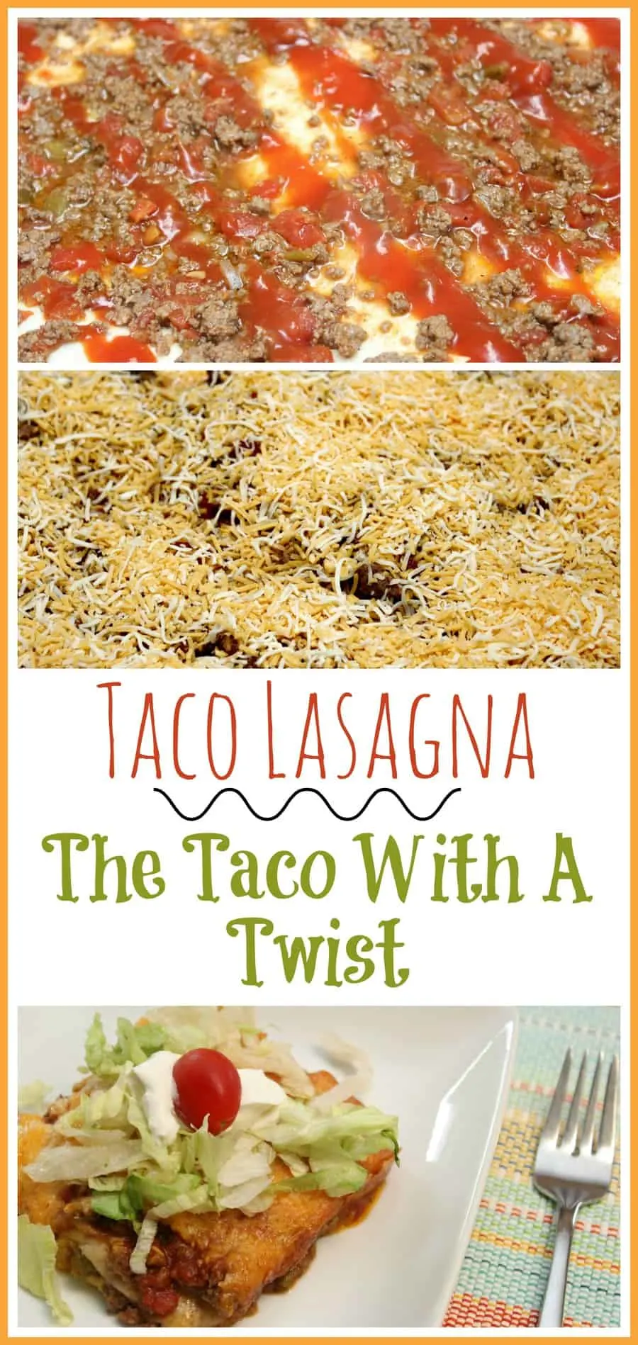 Taco Lasagna ~ The Taco With A Twist Recipe