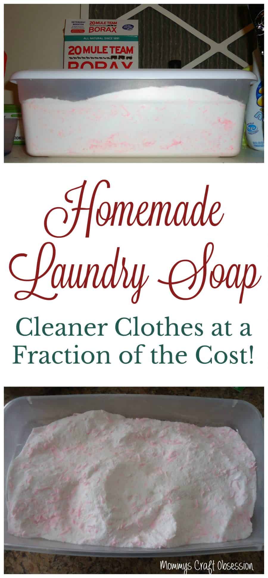 Homemade Laundry Soap Recipe