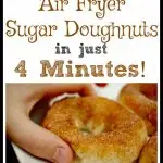 An Awesome 4-Minute Air Fryer Sugar Doughnut Recipe