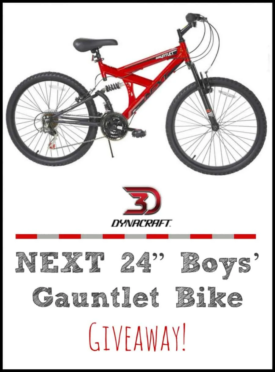 Dynacraft NEXT 24” Boys’ Gauntlet Bike {+ Giveaway}