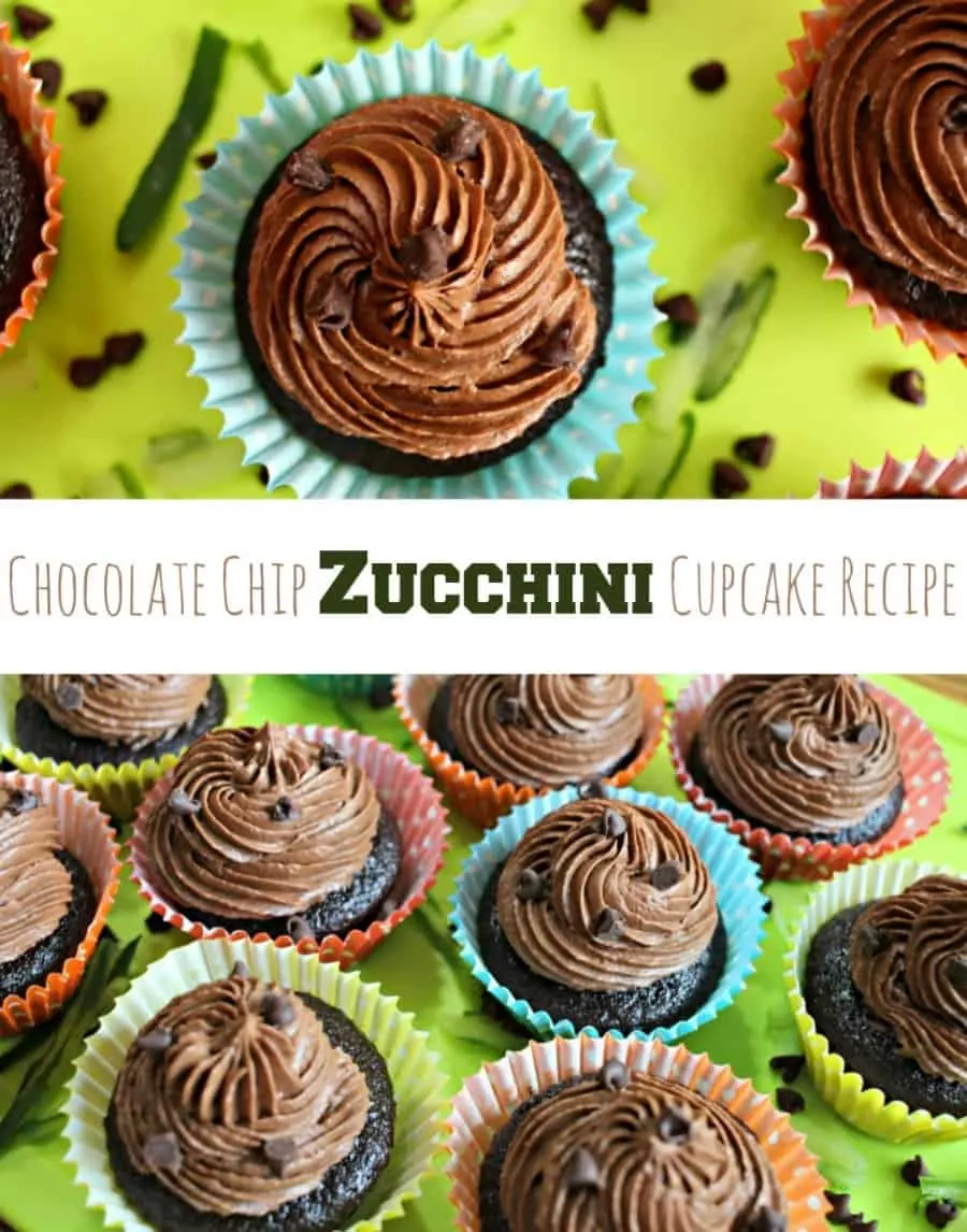 Chocolate Chip Zucchini Cupcake Recipe