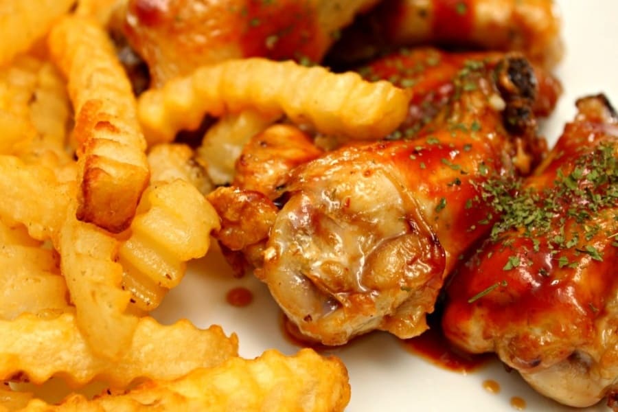 Air Fryer Sriracha Honey BBQ Chicken Recipe