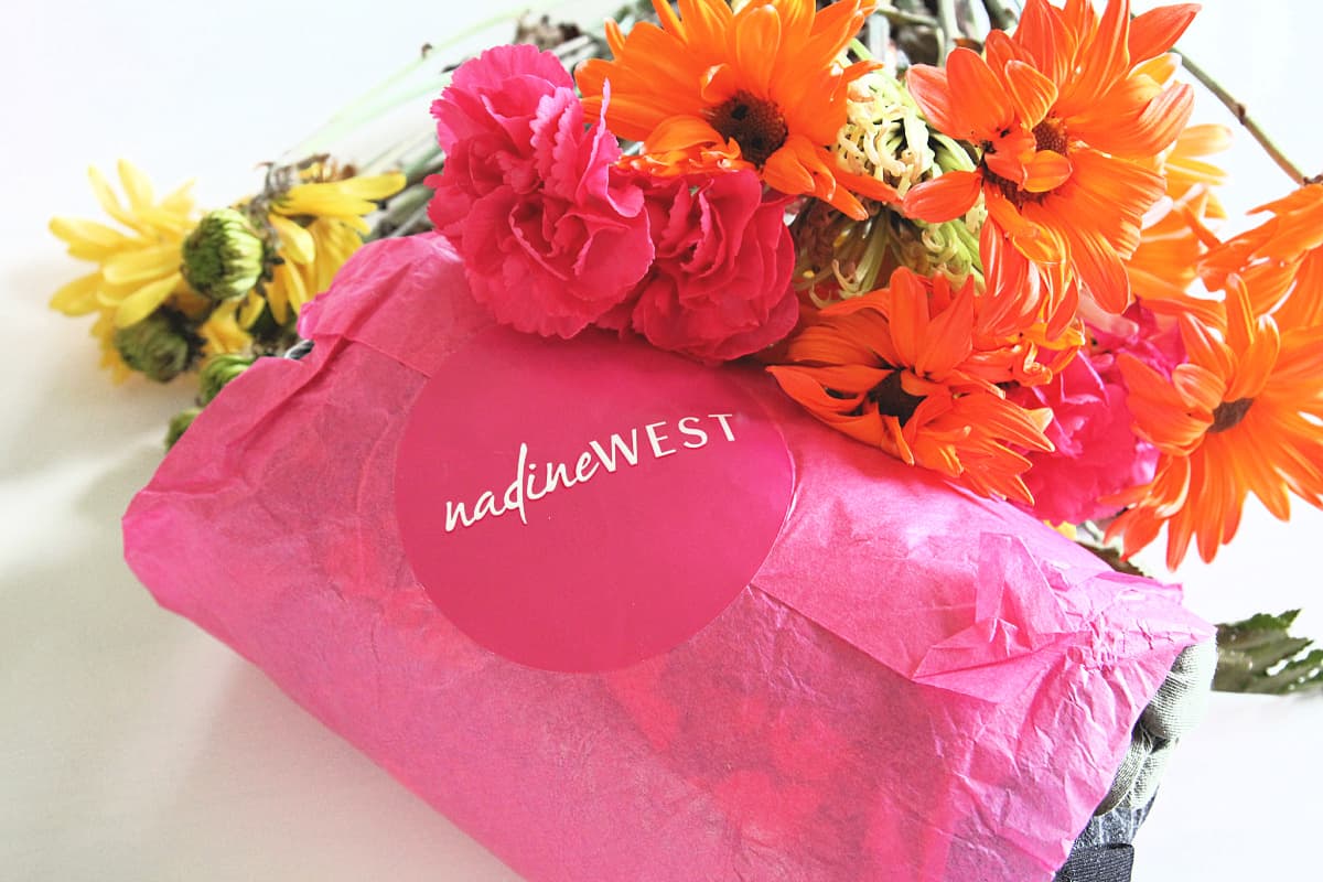 flowers and clothing package - Nadine West Fashion Subscription Review