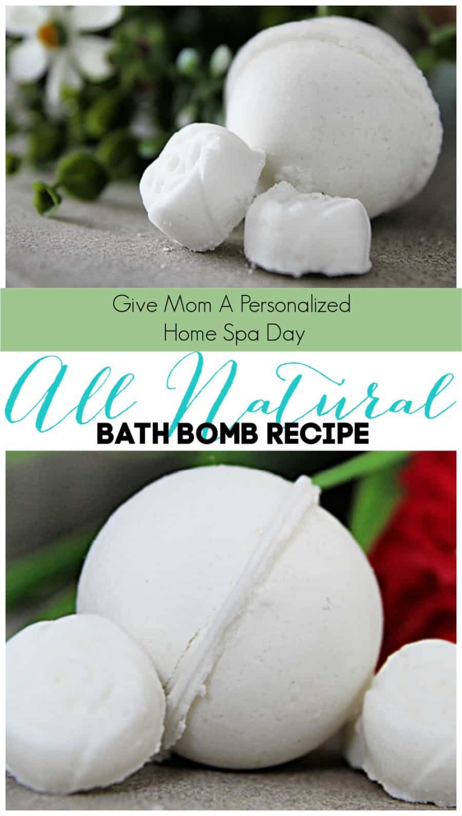 All Natural Homemade Bath Bomb Recipe