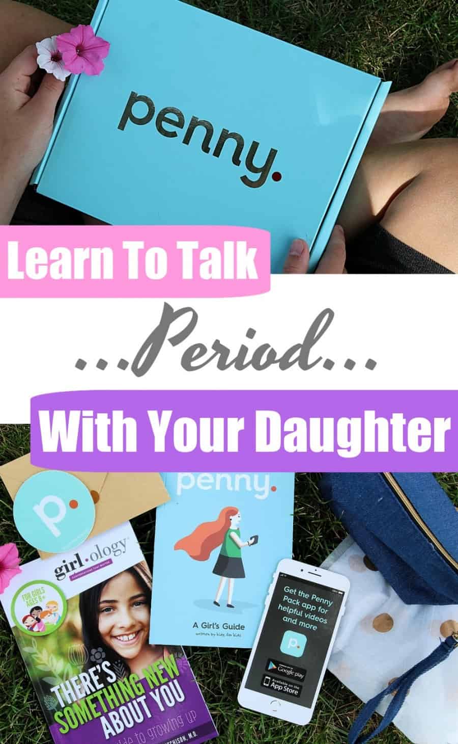 Period Talk - How To Prepare Your Daughter For Her First Period {With The Penny Pack} 