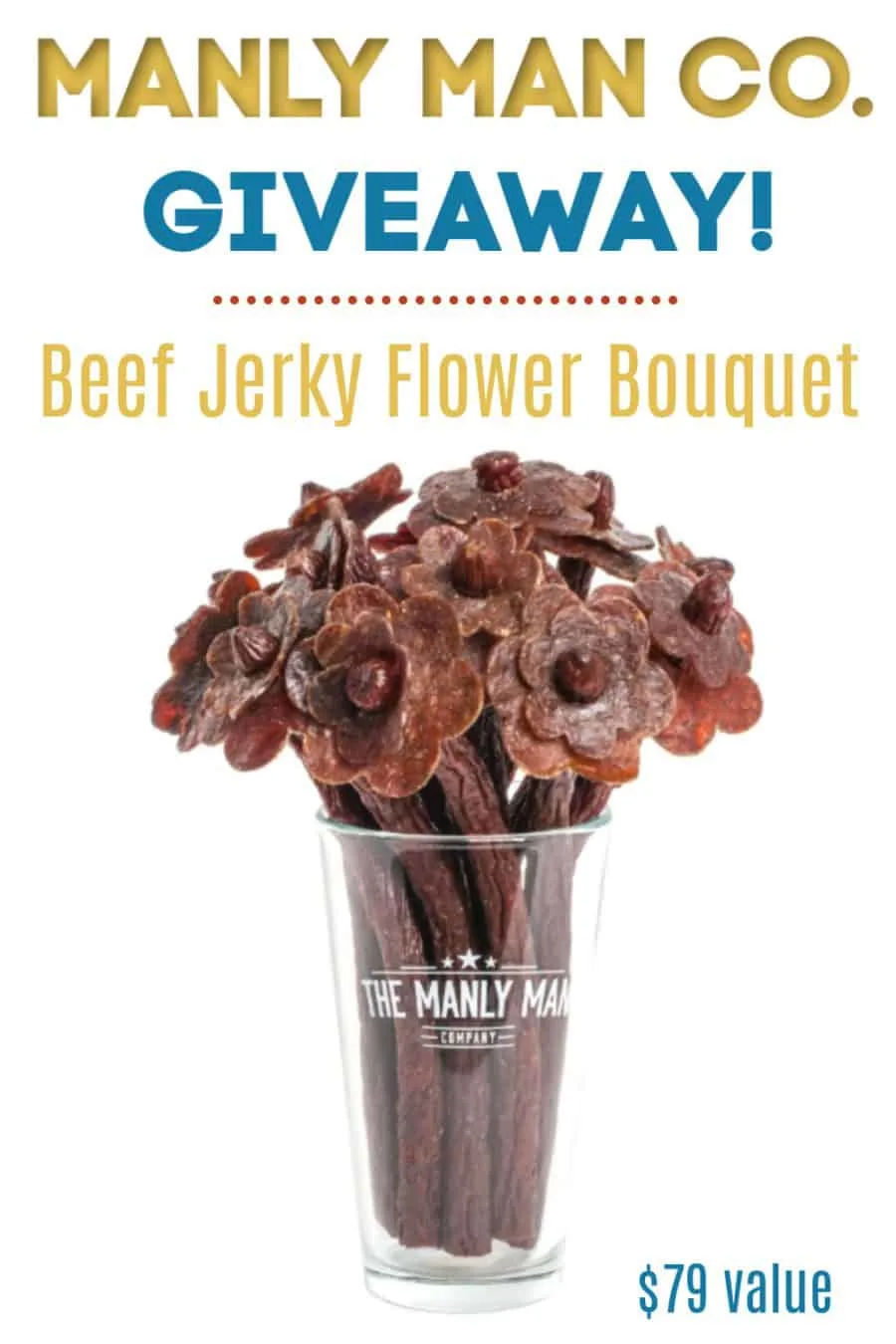 Manly Man Co. Beef Jerky Floral Bouquet Giveaway