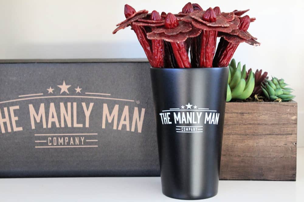 What Men Really Want This Valentines Day (+ Manly Man Co. Jerky GIVEAWAY!) - Beef Jerky Flower Bouquet - Black Steel Edition 1