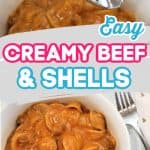 Creamy Beef And Shells Pasta Recipe (3)