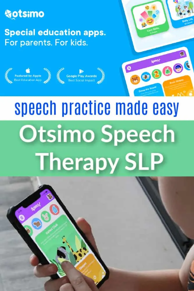 Otsimo Speech Therapy SLP