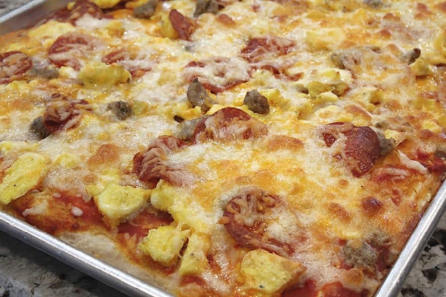 Hearty Sausage Breakfast Pizza Recipe - The Best You've Ever Tasted!