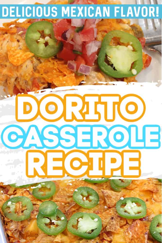 Nacho Chicken Taco Casserole Recipe - Dorito Casserole