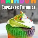 Easy Rainbow Cupcakes Recipe
