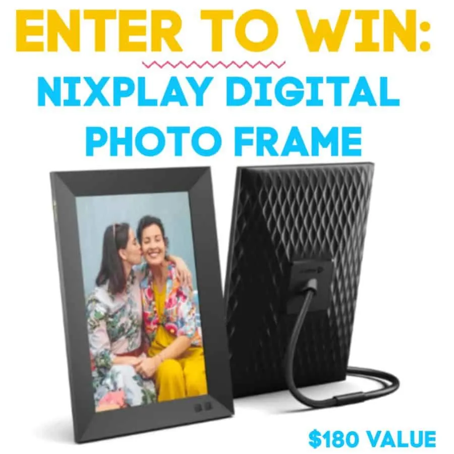Nixplay Smart Photo Frame 10.1 / Digital Photo Frame Giveaway