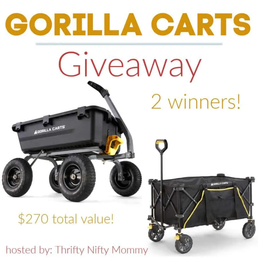 Gorilla Carts Giveaway