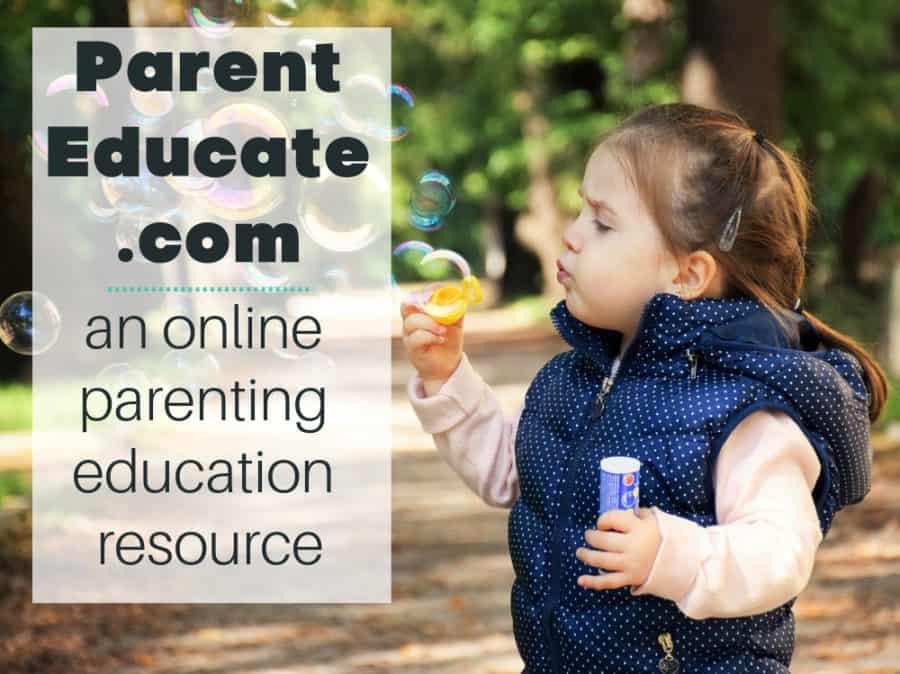 girl blowing bubbles - ParentEducate.com - Online Parenting Classes Made Easy! 
