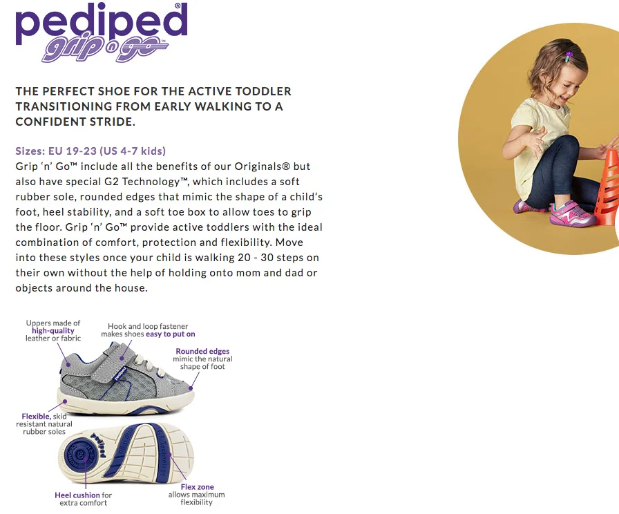 pediped Footwear System - toddlers