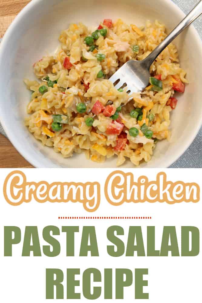 Creamy Chicken Pasta Salad Recipe - A Great Side Dish!