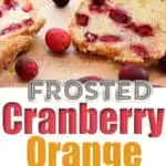 Frosted Cranberry Orange Bread Recipe