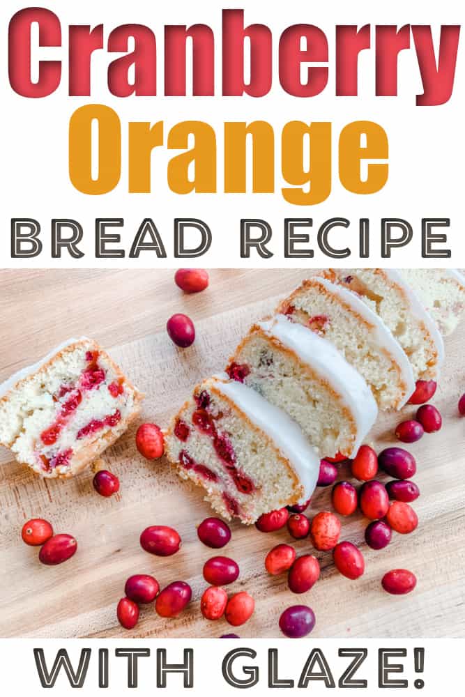 Frosted Cranberry Orange Bread Recipe 