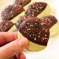 Sprinkled Mint Chocolate Cookies Recipe