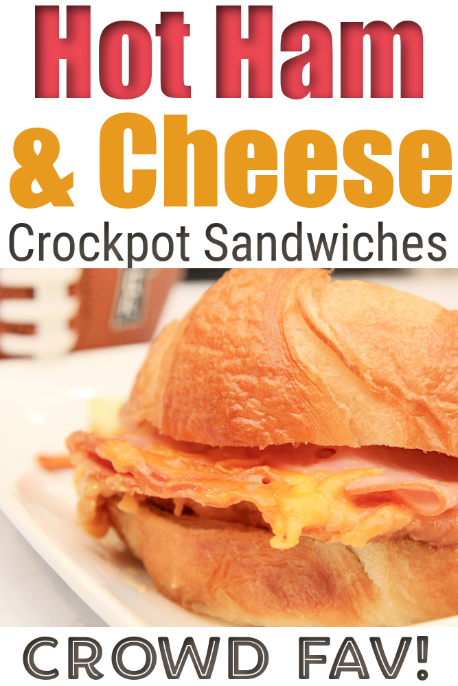 Hot Ham and Cheese Crockpot Sandwiches Recipe