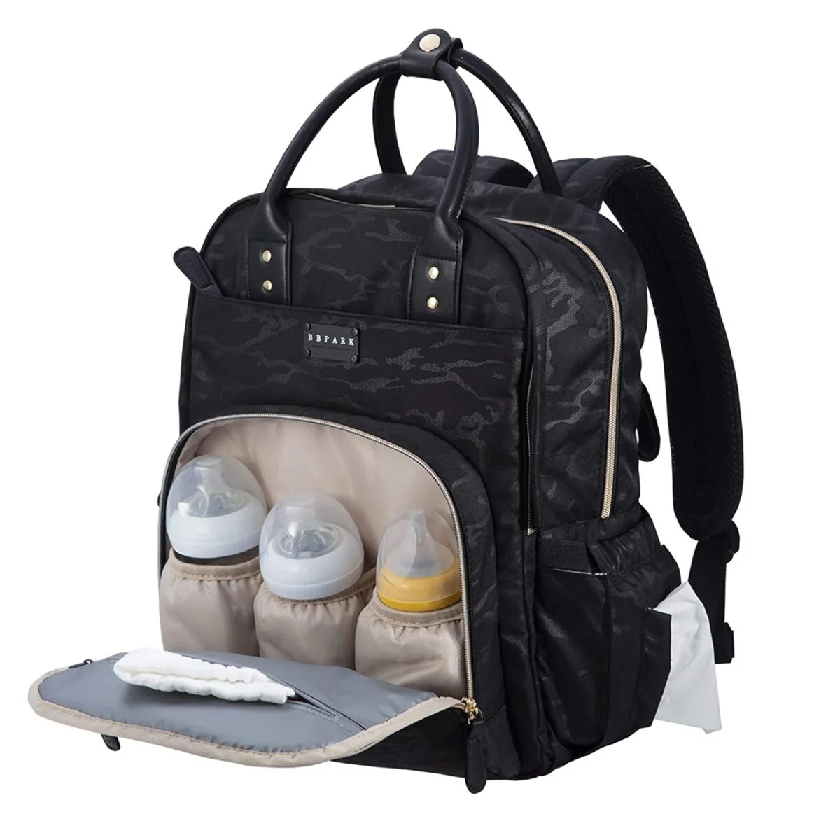 BBPARK Camo Diaper Bag Backpack