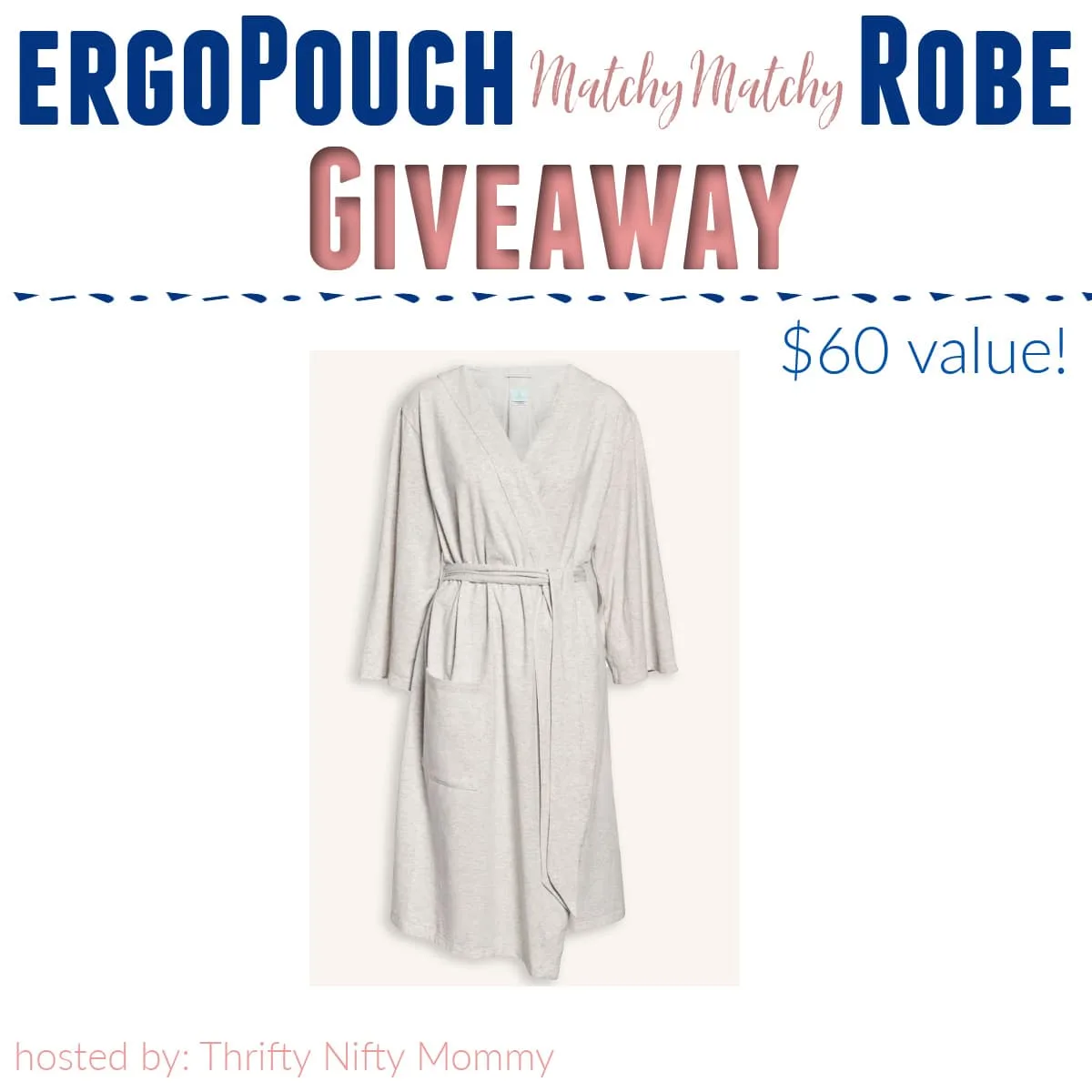 ergoPouch Matchy Matchy Robe For Mom Giveaway