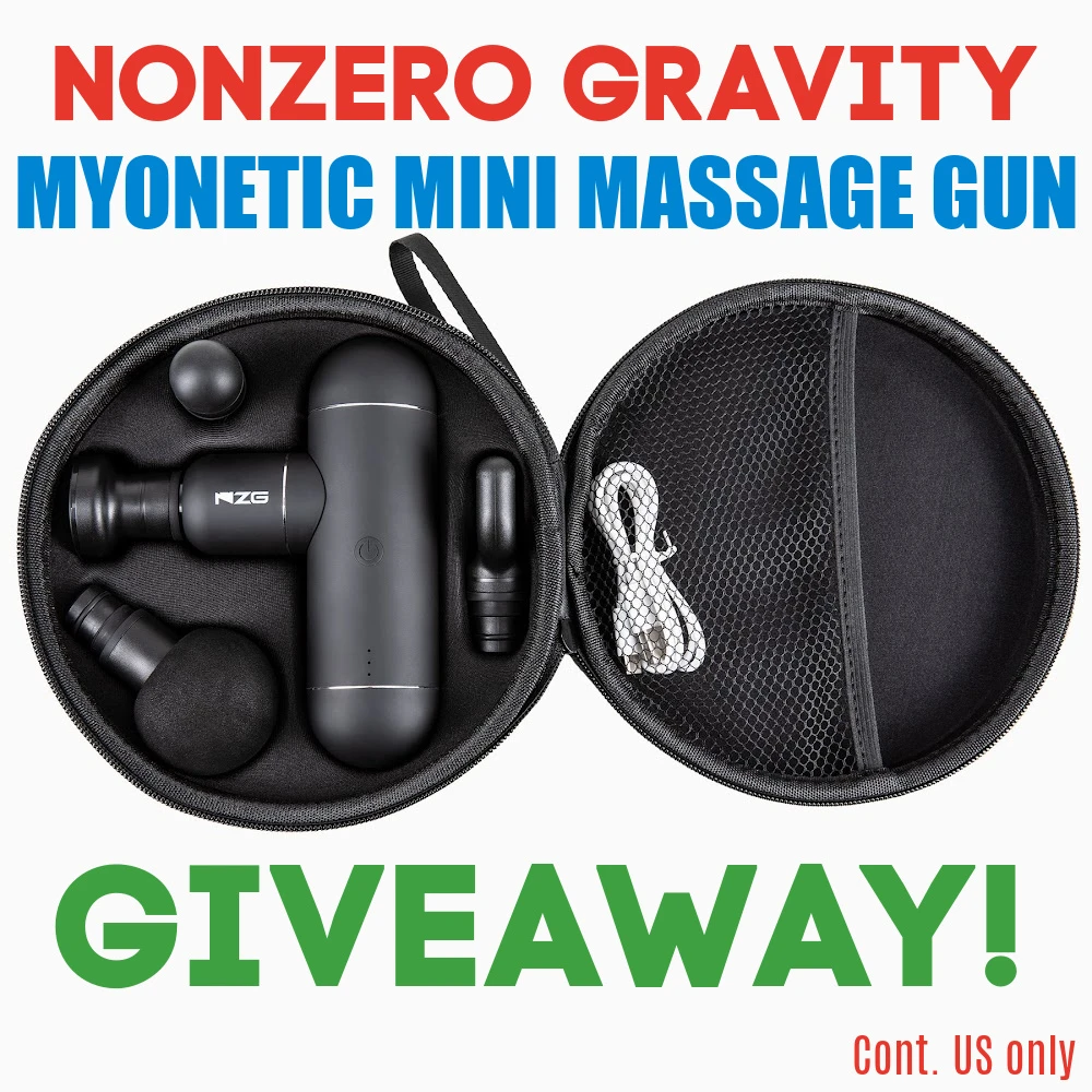 NonZero Gravity Myonetic Mini Massage Gun Giveaway