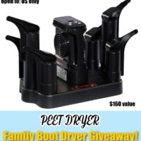 PEET Family Boot Dryer - Happy Feet This Winter! (+ Giveaway)