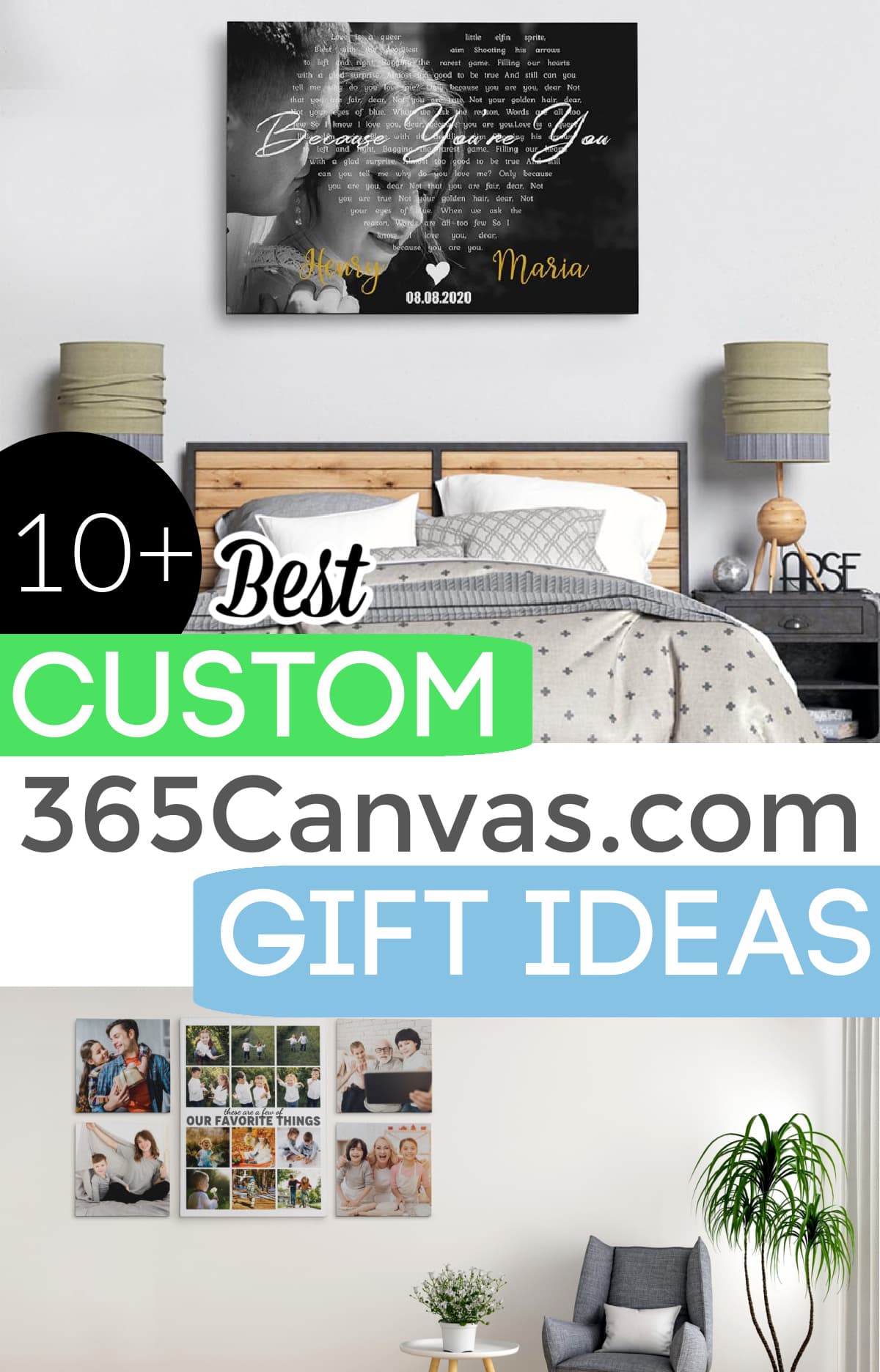 Top 10+ Custom Gift Ideas From 365Canvas + Discount Code 