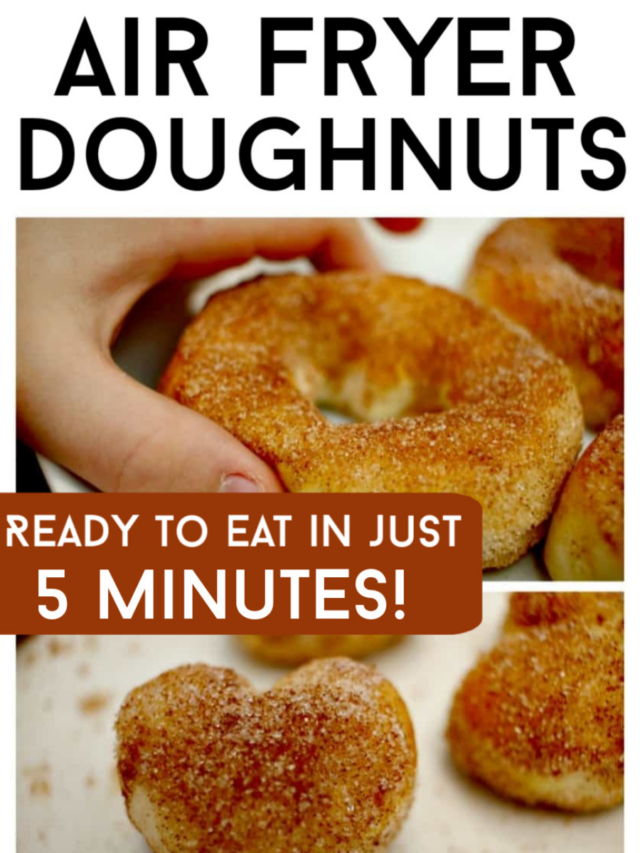 Air Fryer Donuts – 5 Minute Recipe Using Refrigerated Biscuits!