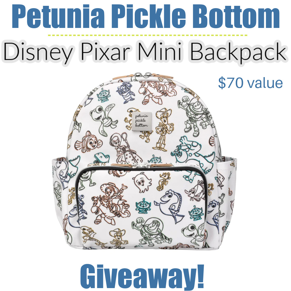 Petunia Pickle Bottom Mini Backpack in Disney & Pixar Playday Giveaway!