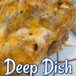 Easy Deep Dish Pizza Recipe- A Family Favorite!