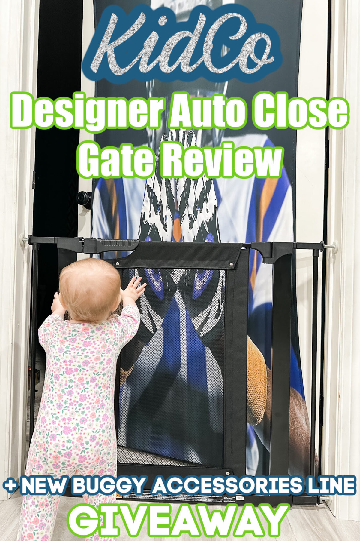 KidCo Designer Auto Close Gate Review + Stroller Accessories Giveaway