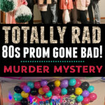 Group Photo - Totally Rad 80s Prom Gone Bad Murder Mystery Kit Review