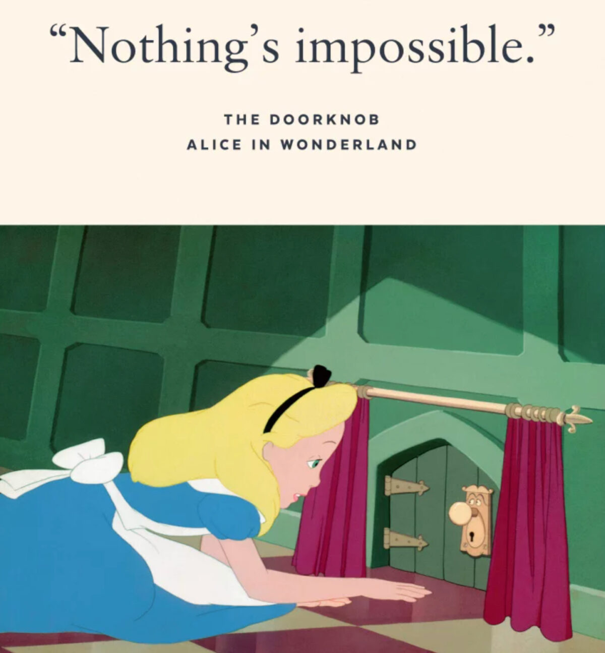 Alice in Wonderland quote - The Best Disney Memes On The Internet