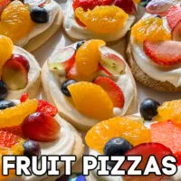 Easy Mini Fruit Pizza Recipe