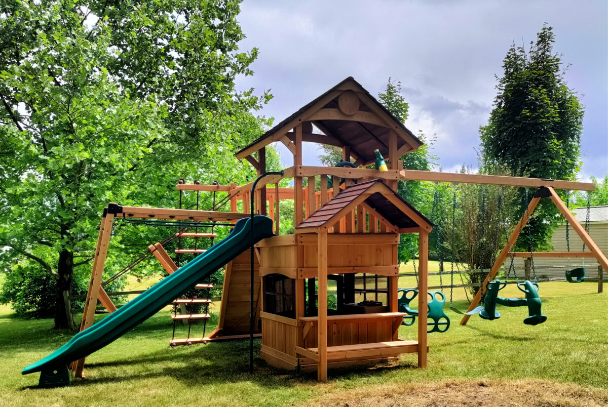 Custom designed Backyard Adventures playground
