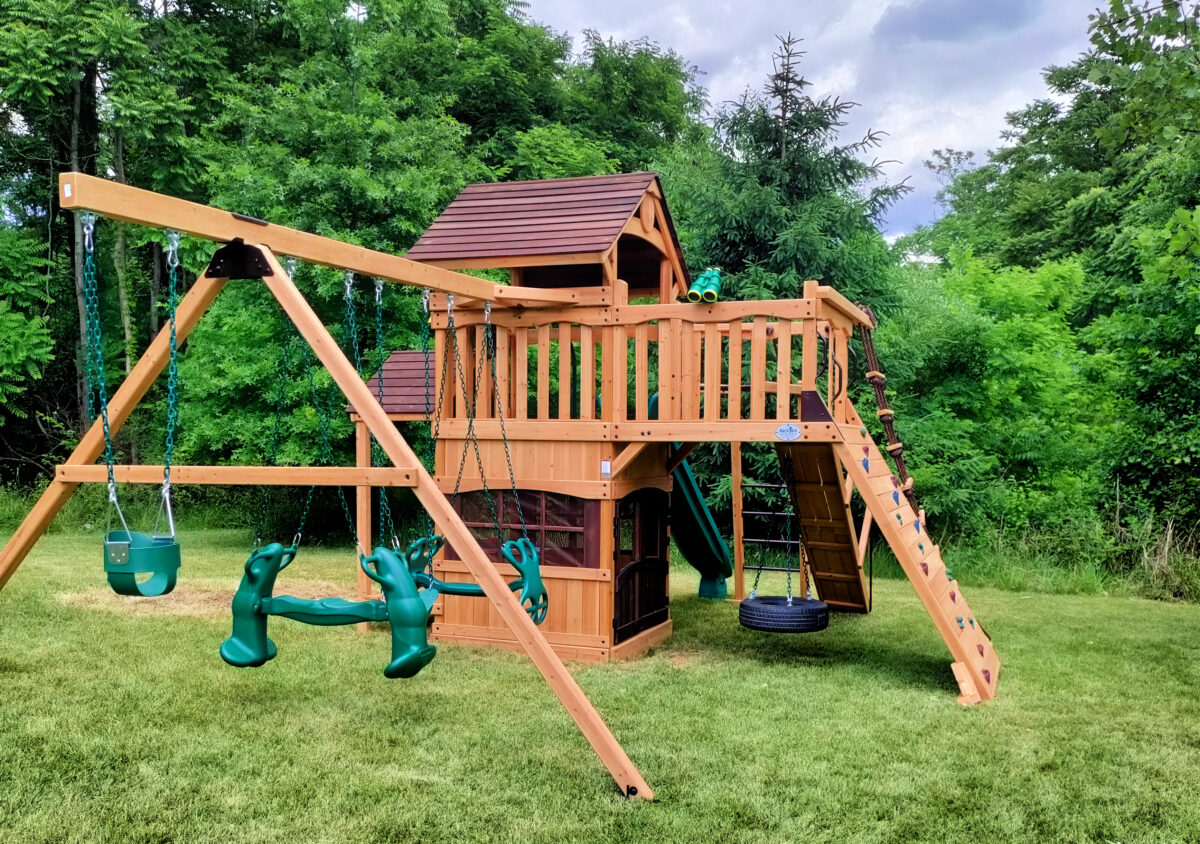 custom designed Backyard Adventures playground