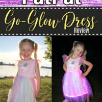 Little Girl In Light Up Dress- PatPat Go-Glow Dress Review