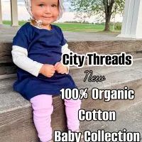 City Threads Launches 100% Organic Cotton Baby Collection