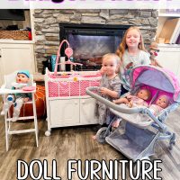 Badger Basket Doll Toys_ Bassinet, Stroller, + High Chair Review (& Giveaway)