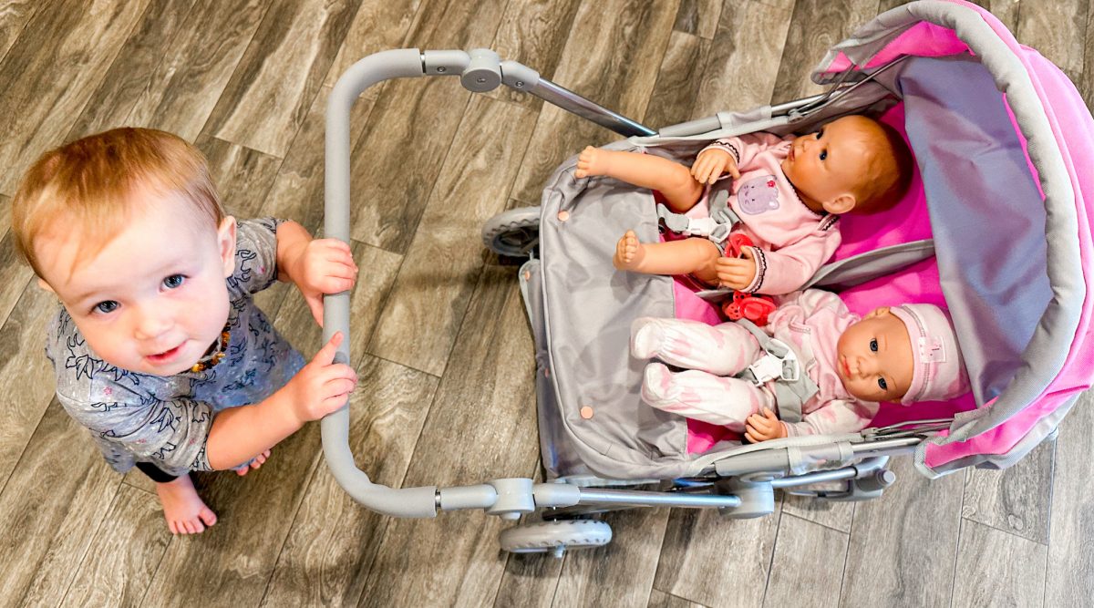 Voyage Twin Carriage Doll Stroller